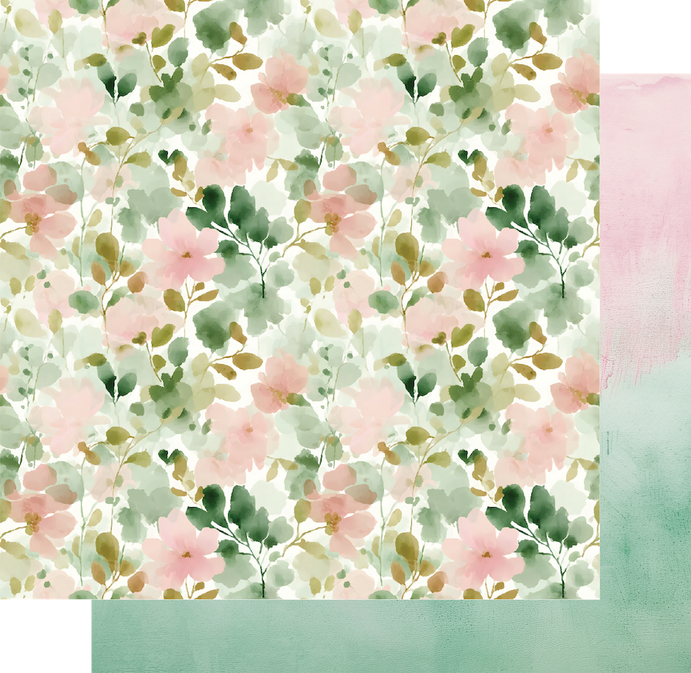 Uniquely Creative Tea & Tranquility 12X12 Steeped in Blooms