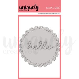Uniquely Creative Die Delicate Doily