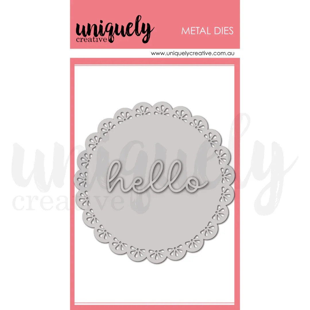 Uniquely Creative Die Delicate Doily