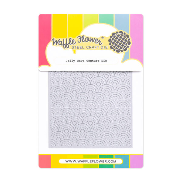 Waffle Flower Die Jolly Wave Texture