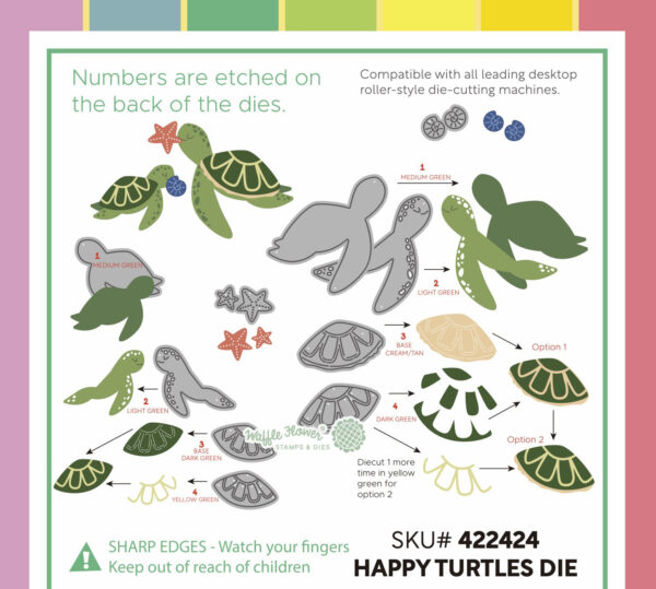 Waffle Flower Die Happy Turtles