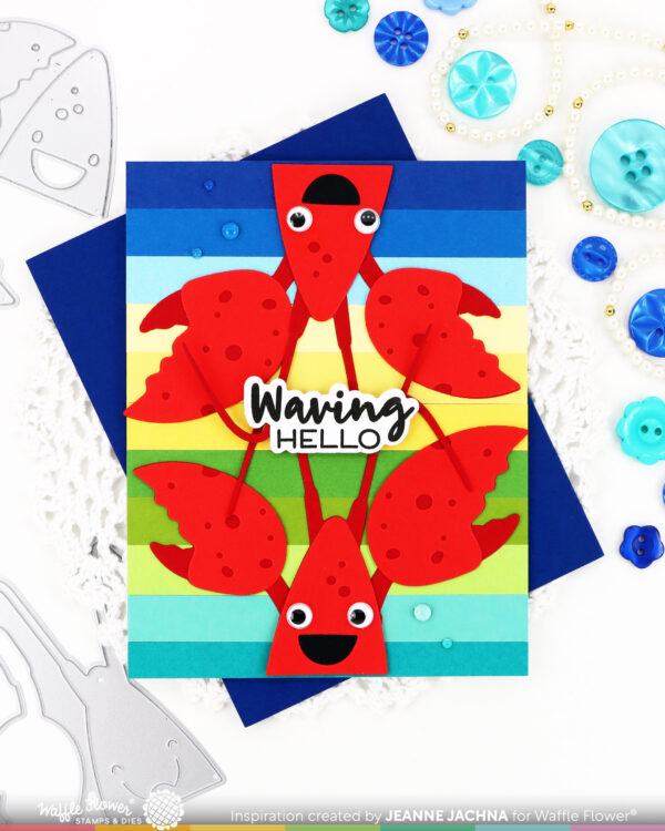 Waffle Flower Die Happy Lobster