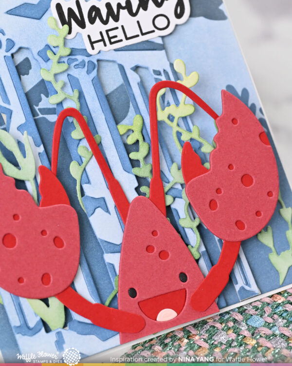Waffle Flower Die Happy Lobster
