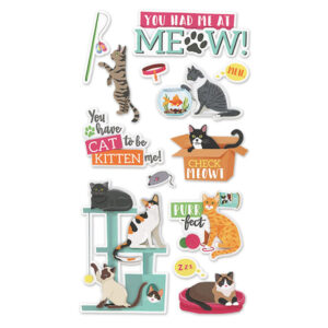 Gary Burlin Multicraft Sticker Cat World