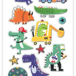 Gary Burlin Multicraft Sticker Active Dino