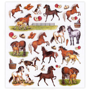 Gary Burlin Multicraft Sticker Horse Farm