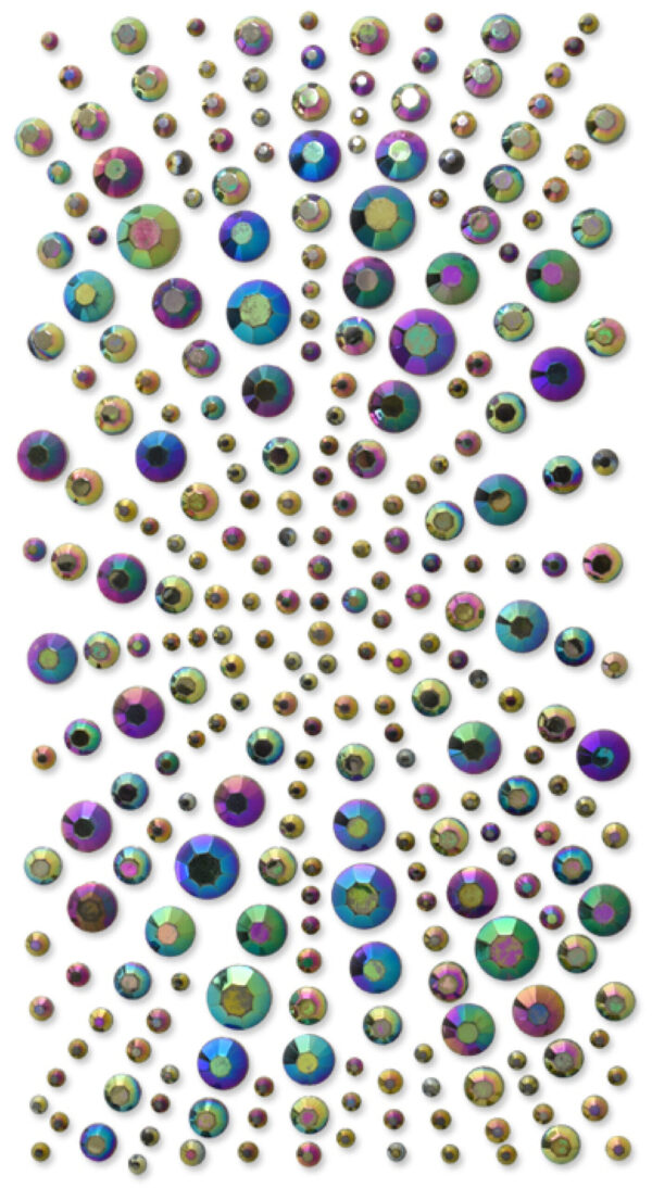 Gary Burlin Multicraft Sticker Stickers Starburst Gem Aurora Borealis