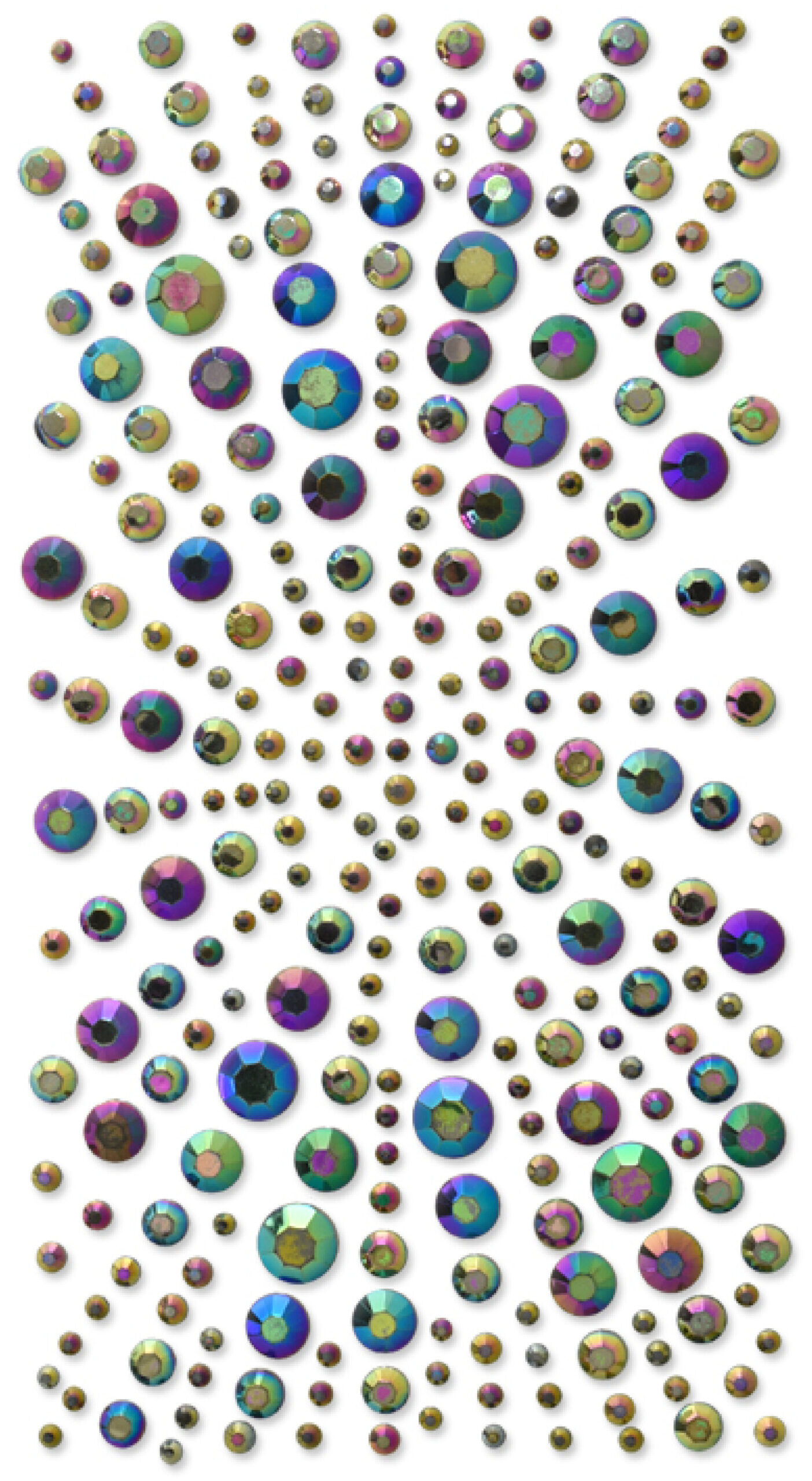 Gary Burlin Multicraft Sticker Stickers Starburst Gem Aurora Borealis