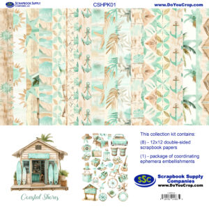 SSC Coastal Shores Paper & Ephemera Kit