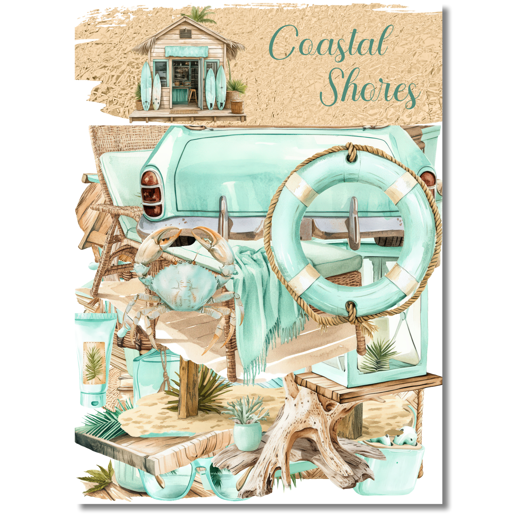 SSC Coastal Shores Laser Cut Ephemera