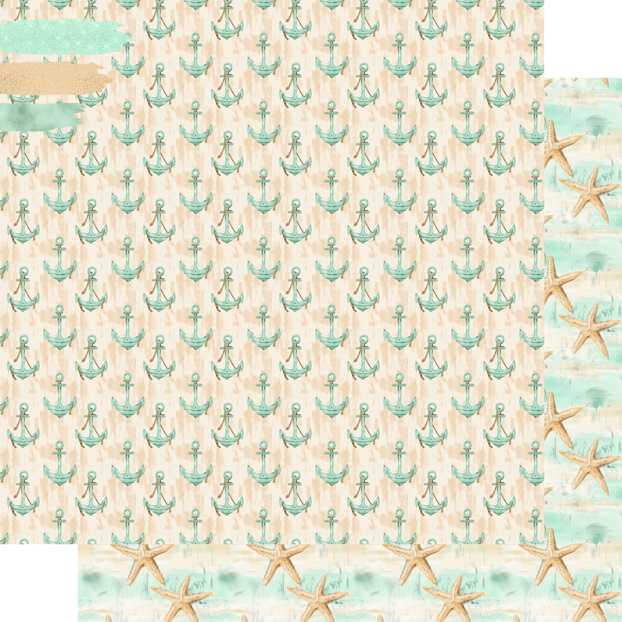 SSC Coastal Shores 12X12 Sea Star Scatter