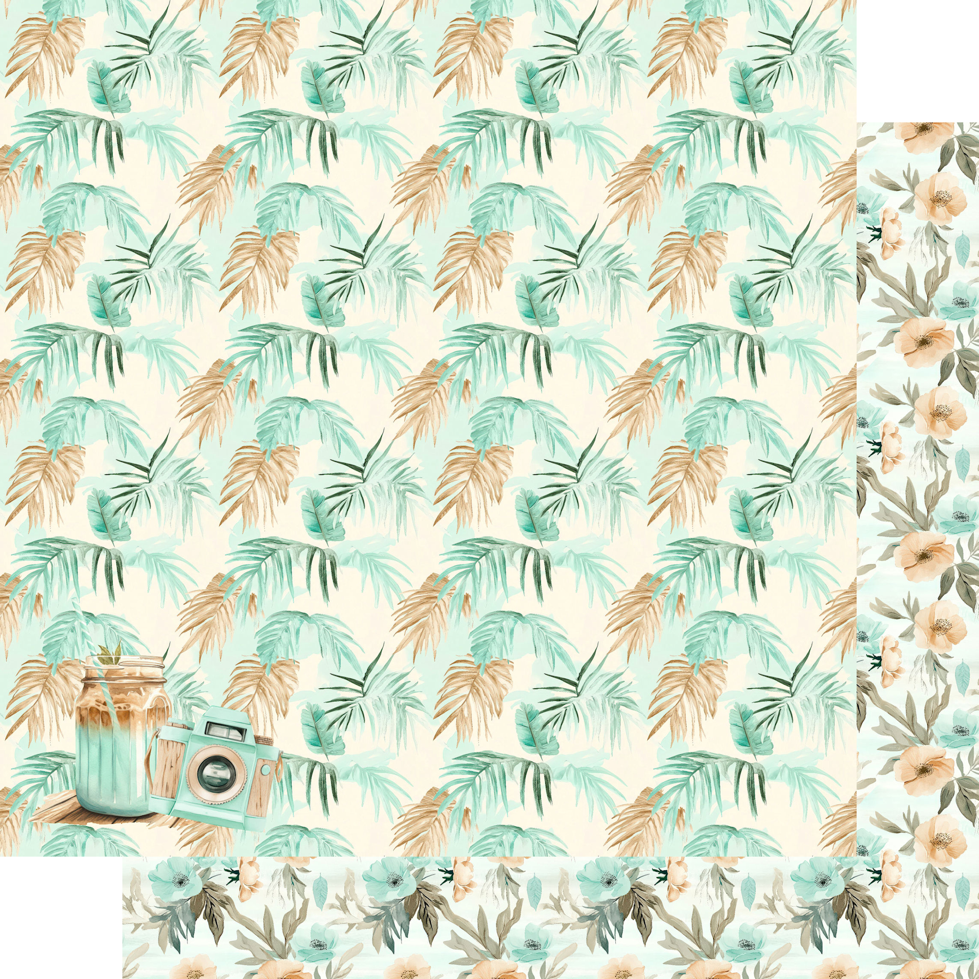 SSC Coastal Shores 12X12 Salty Breeze Floral