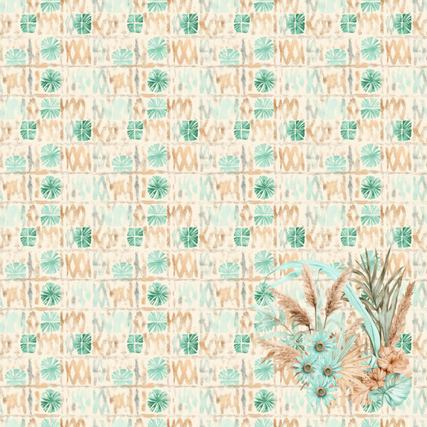 SSC Coastal Shores 12X12 Beach Blanket Plaid