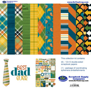 SSC Best Dad Ever Paper & Ephemera Kit