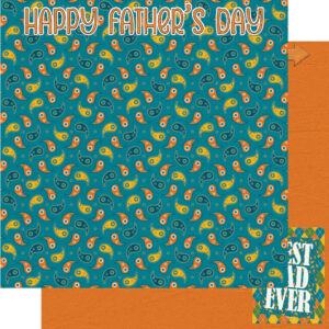 SSC Best Dad Ever 12X12 Happy Father's Day