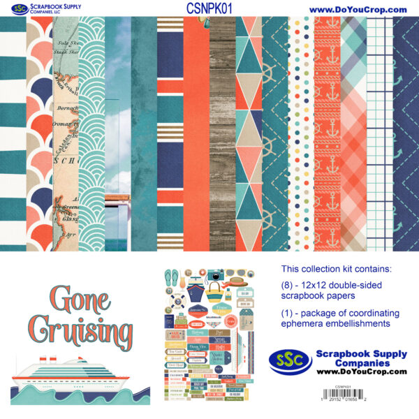 SSC Gone Cruising Paper & Ephemera Kit