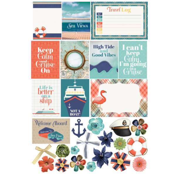 SSC Gone Cruising Laser Cut Cards