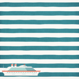 SSC Gone Cruising 12X12 Cabin Key Stripes
