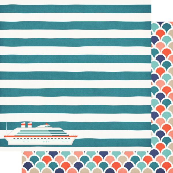 SSC Gone Cruising 12X12 Cabin Key Stripes