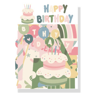 SSC Happy Birthday Laser Cut Ephemera