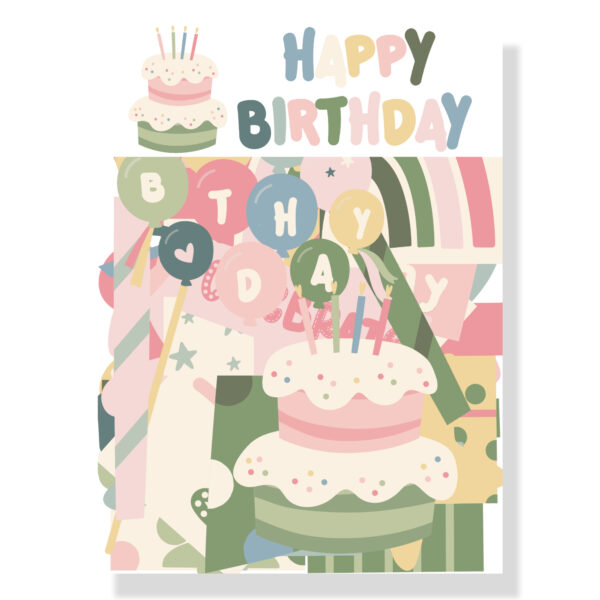 SSC Happy Birthday Laser Cut Ephemera