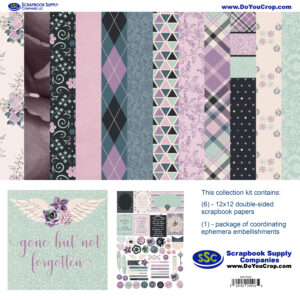SSC Gone But Not Forgotten Paper & Embellishment Kit
