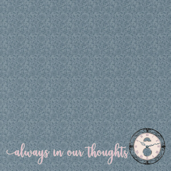 SSC Gone But Not Forgotten 12X12 Always in Our Thoughts