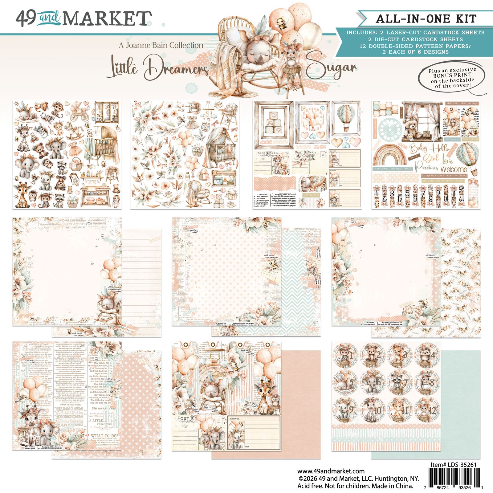49 & Market Little Dreamers Sugar All In One Kit