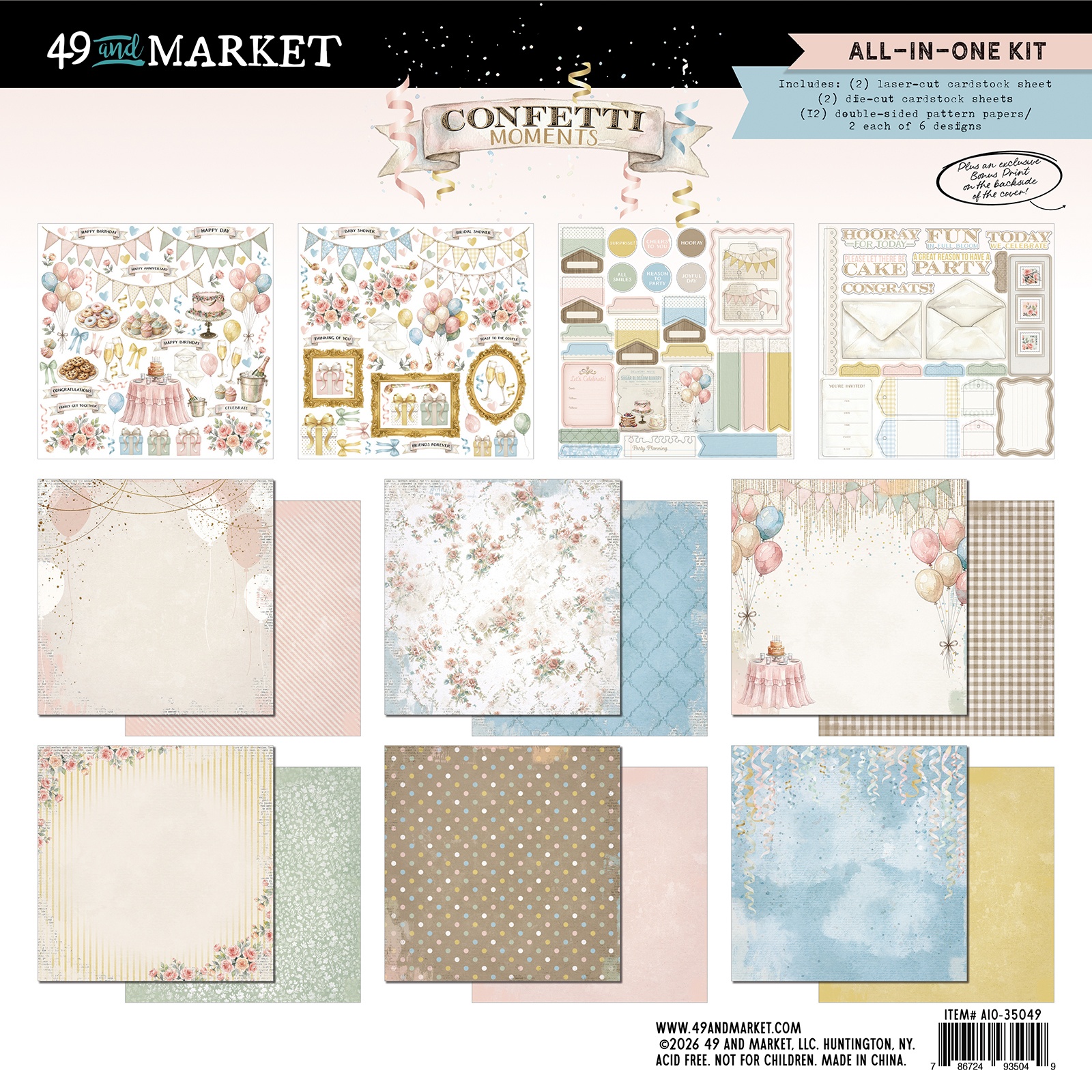 49 & Market Confetti All In One Kit