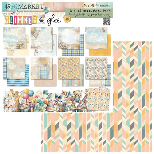 49 & Market Glimmer & Glee 12X12 Collection Pack
