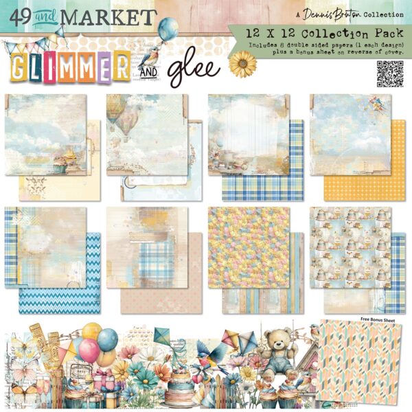 49 & Market Glimmer & Glee 12X12 Collection Pack
