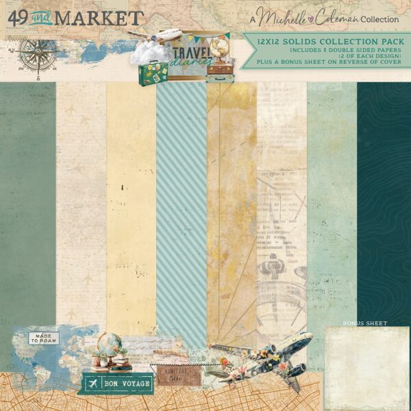 49 & Market Travel Diaries 12X12 Solids Pack