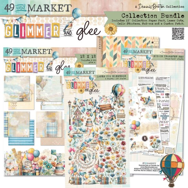 49 & Market Glimmer & Glee 12X12 Collection Bundle