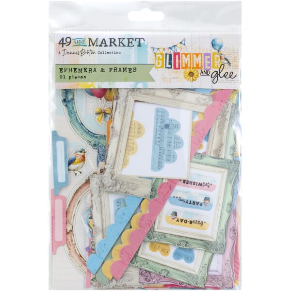 49&M Glimmer & Glee Ephemera & Frame Elements