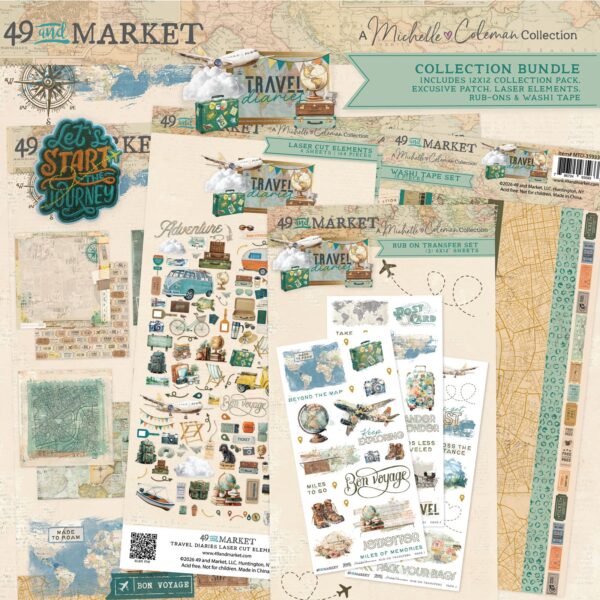 49 & Market Travel Diaries 12X12 Collection Bundle