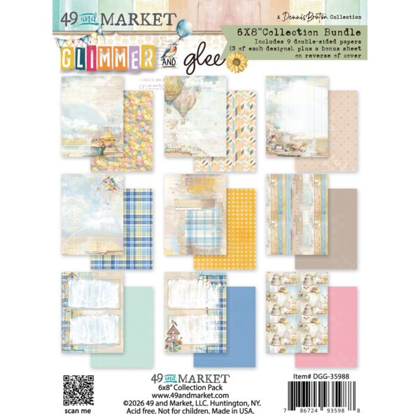49 & Market Glimmer & Glee 6X8 Collection Pack