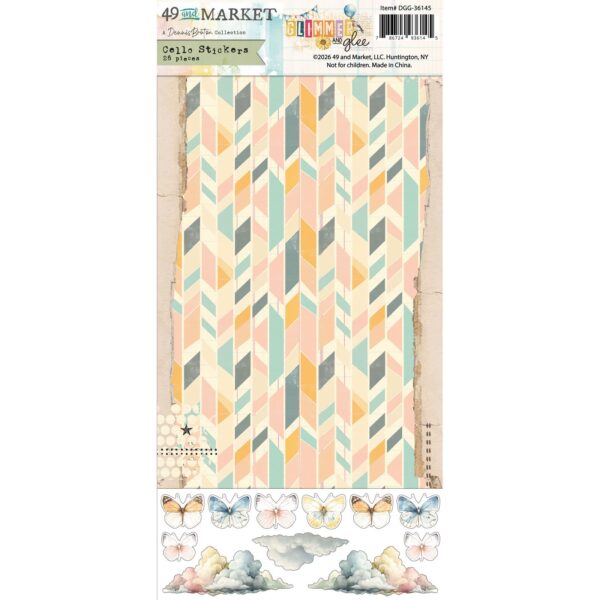 49 & Market Glimmer & Glee Cello Stickers