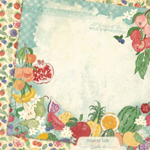 Graphic 45 Slice of Life 12X12 Wild & Wonderful Layout