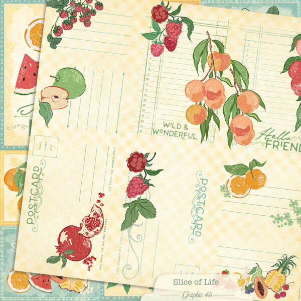 Graphic 45 Slice of Life 12X12 Slice of Life Journaling Cut-apart