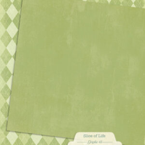 Graphic 45 Slice of Life 12X12 Green Apple Patterns and Solids