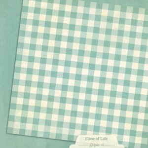 Graphic 45 Slice of Life 12X12 Capri Blue Patterns and Solids