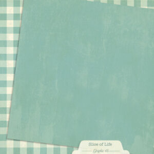 Graphic 45 Slice of Life 12X12 Capri Blue Patterns and Solids