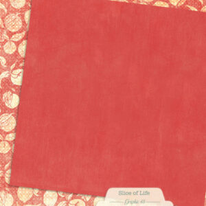 Graphic 45 Slice of Life 12X12 Pomegranate Red Patterns and Solids