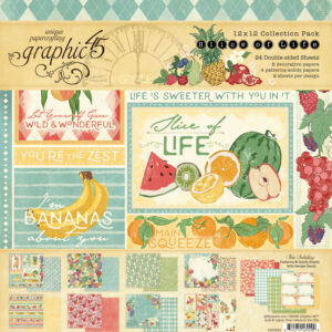 Graphic 45 Slice of Life 12X12 Collection Pack
