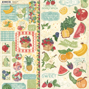 Graphic 45 Slice of Life Sticker Set