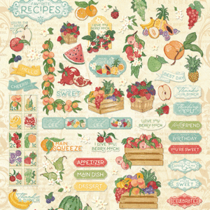 Graphic 45 Slice of Life Ephemera Set