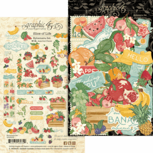 Graphic 45 Slice of Life Ephemera Set