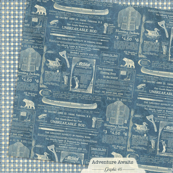 Graphic 45 Adventure Awaits 12X12 Outdoor Catalogue