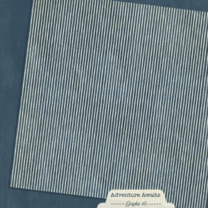 Graphic 45 Adventure Awaits 12X12 Marine Blue Patterns and Solids