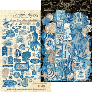 Graphic 45 Ocean Blue Keepsake Kit